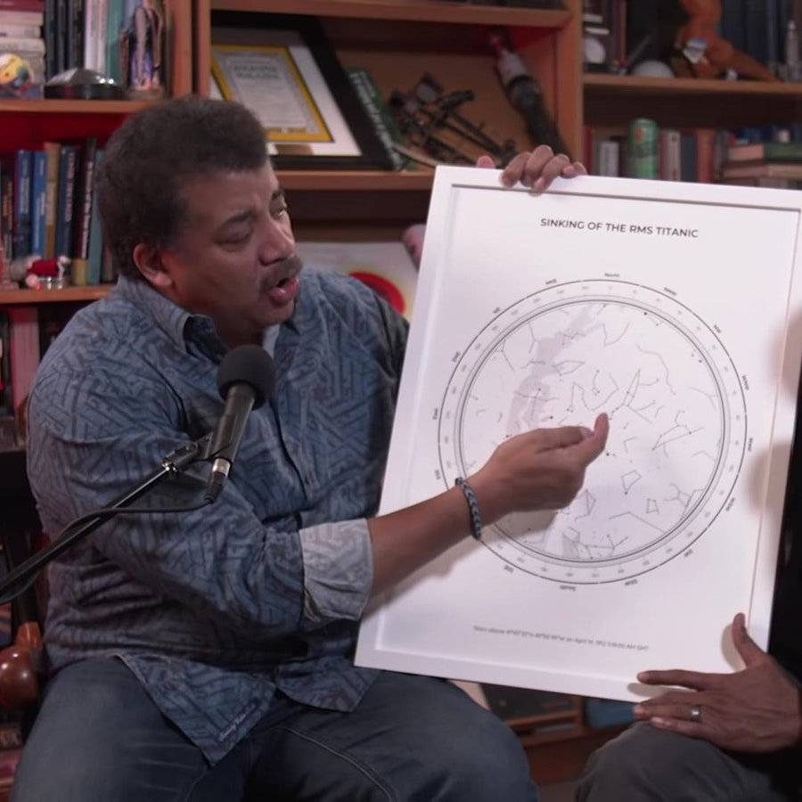 That time when the voice of Cosmos mentioned our star maps